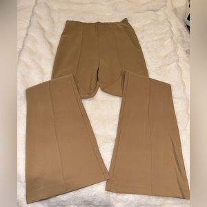Women’s flare dress pants.
